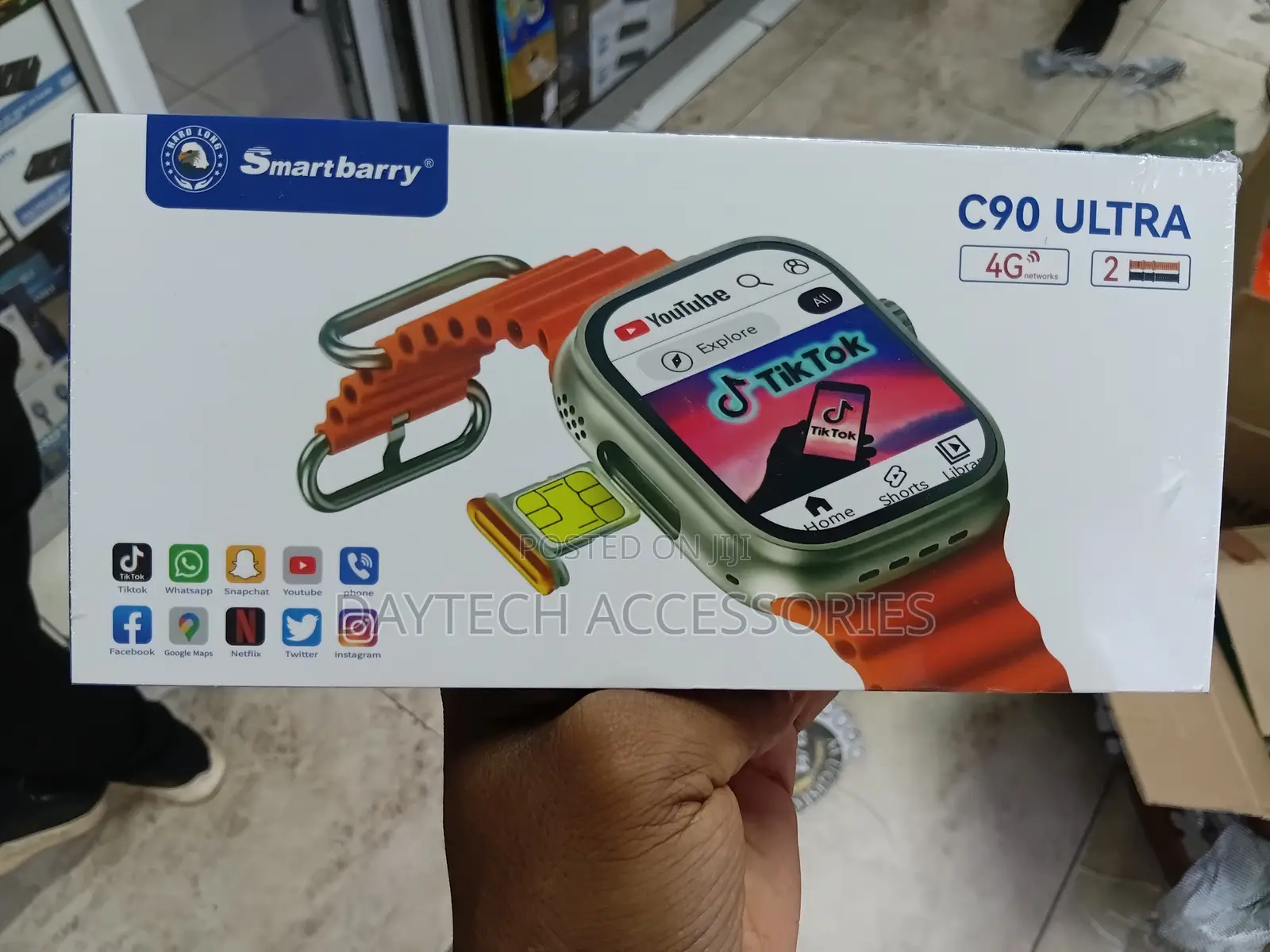 This Is a Smartberry C90 Ultra Smartwatch