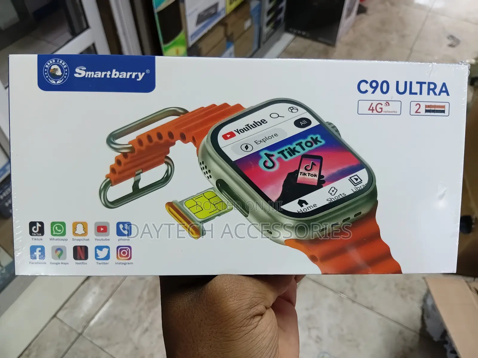 This Is a Smartberry C90 Ultra Smartwatch