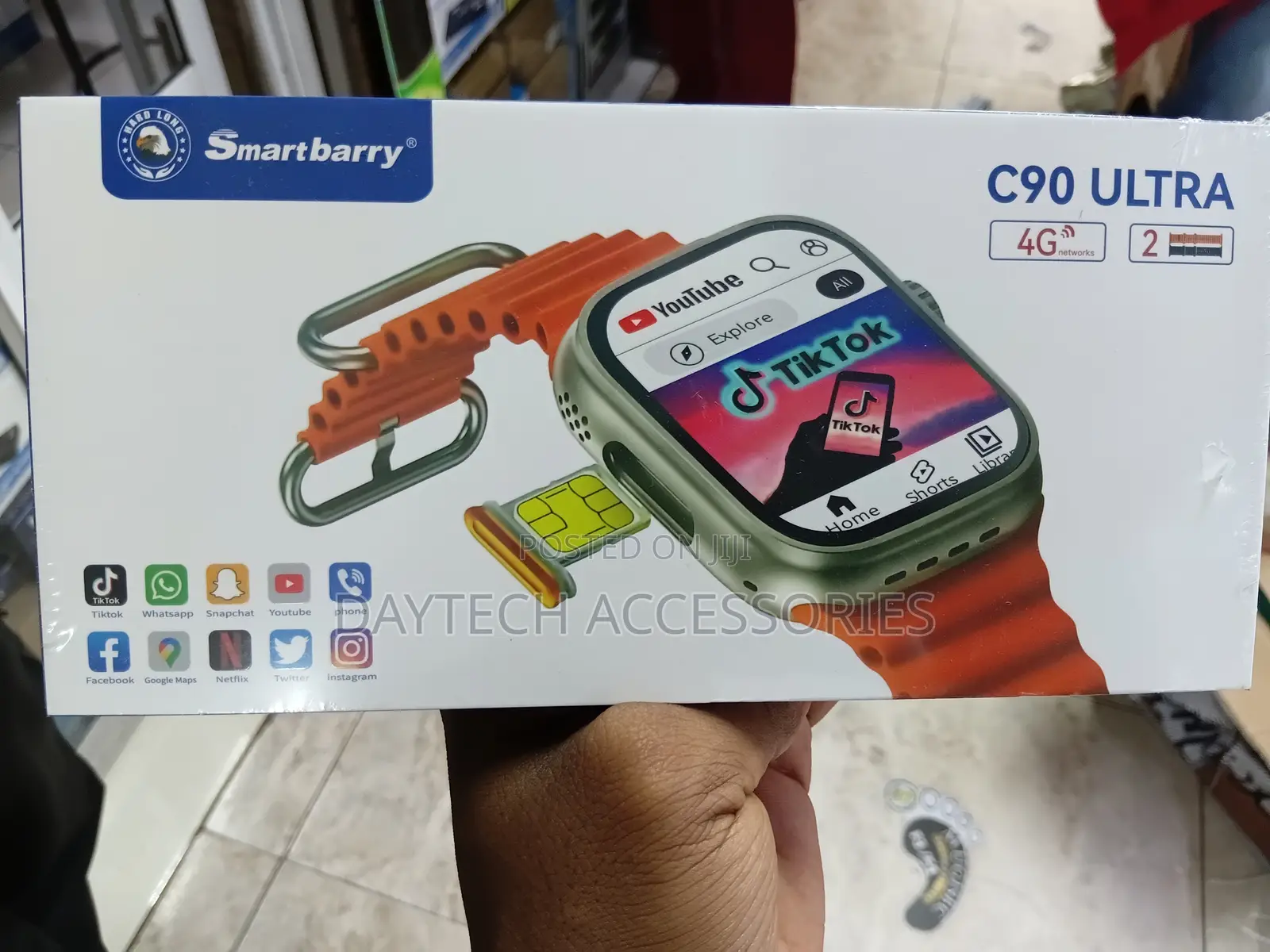 Smartwatch Smart2030 C90 Ultra (4g, Sim) Black.