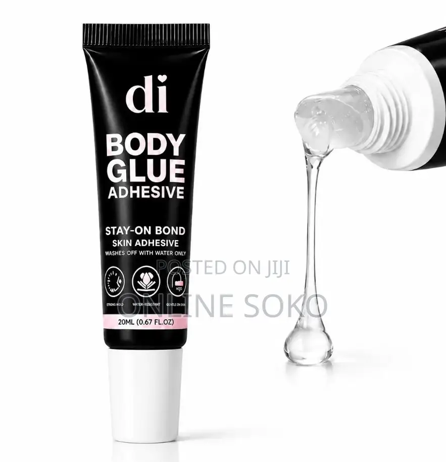 Body Adhesive Glue–All-Day Liquid Fashion Adhesive for Clothes - 20ml