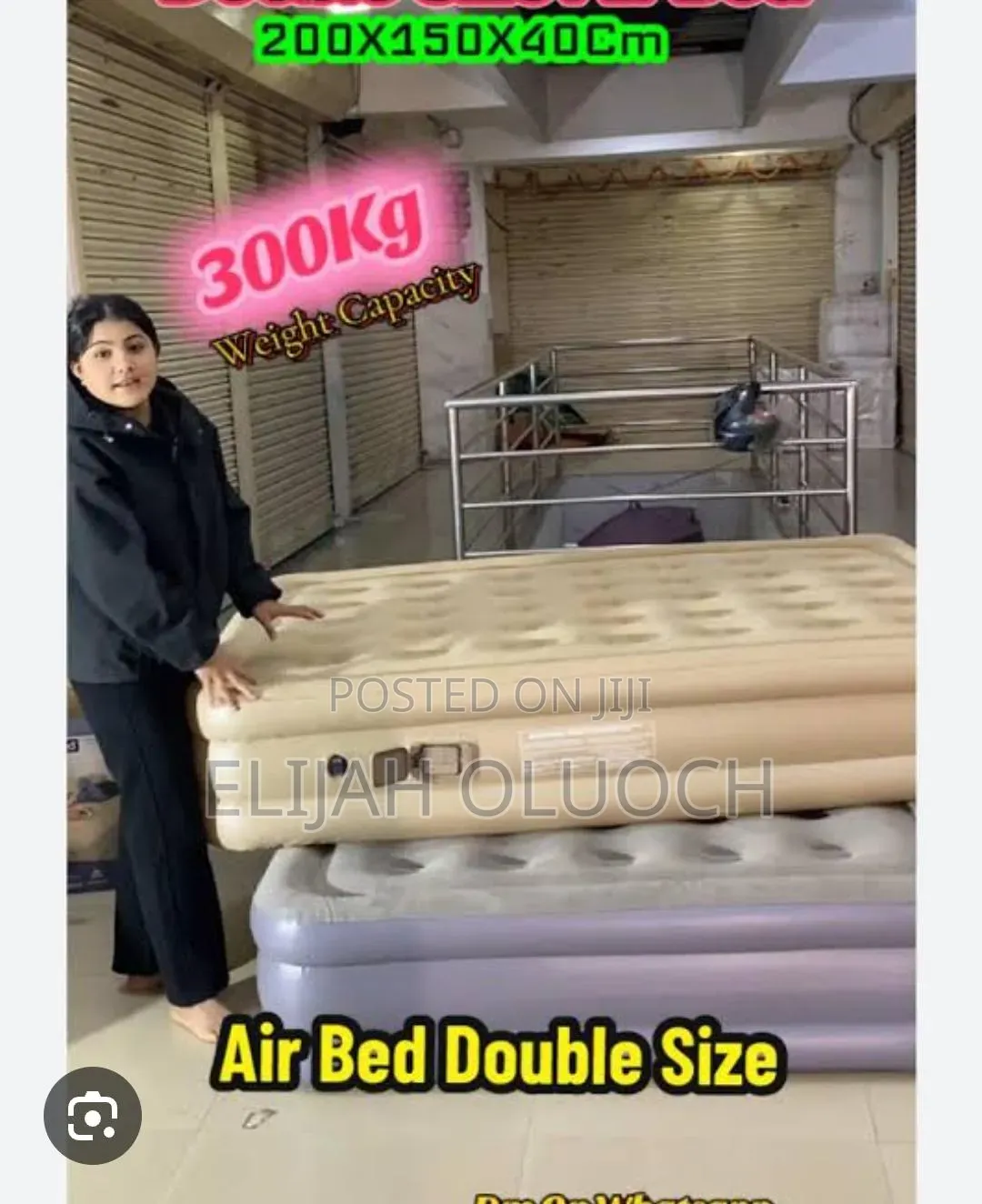 Single/Double Size 190x100x40cm/200x140x40cm Self Inflating Bed