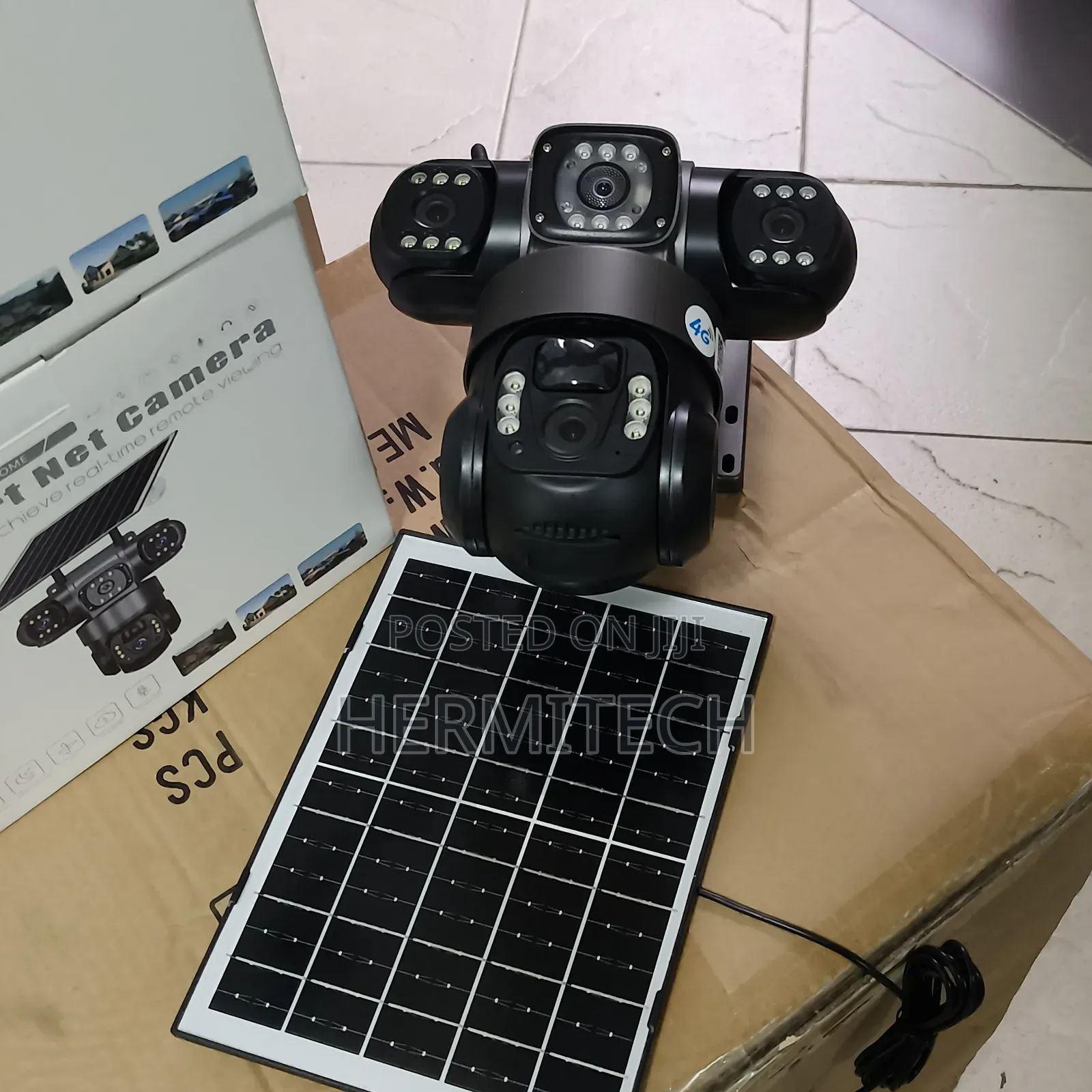 Outdoor 4g Solar Powered CCTV Cameras Available in Stock for Security