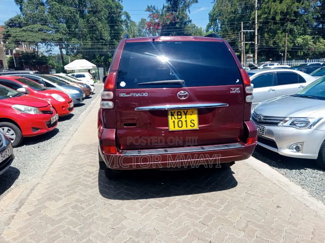 Toyota Land Cruiser Prado 2007 Red