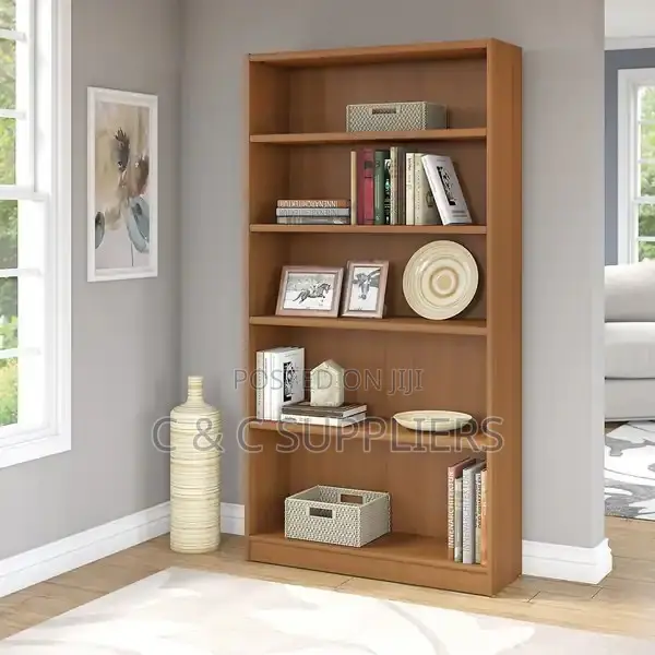 5-Tier Wooden Bookshelf