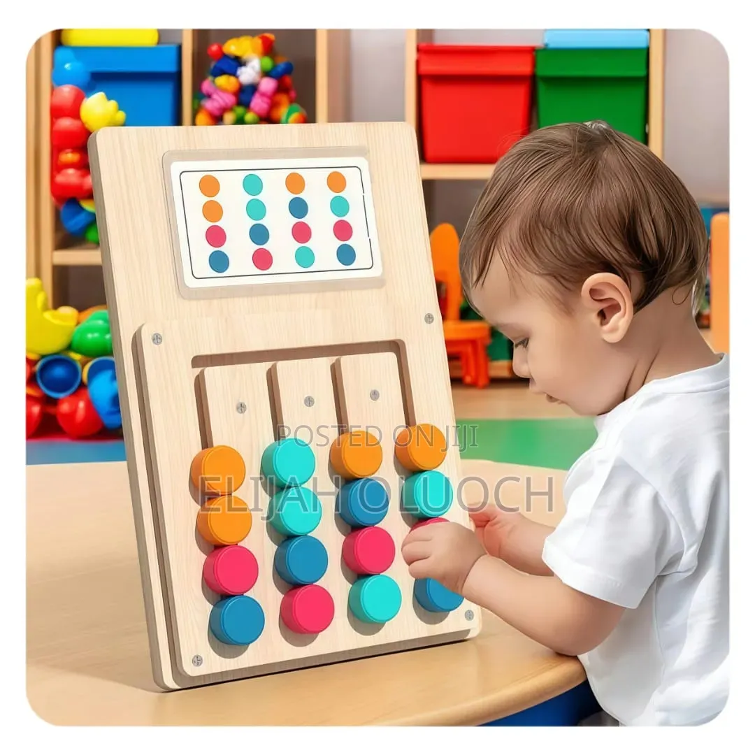 Montessori Kids Colors Matching Game for Creating Thinking Training