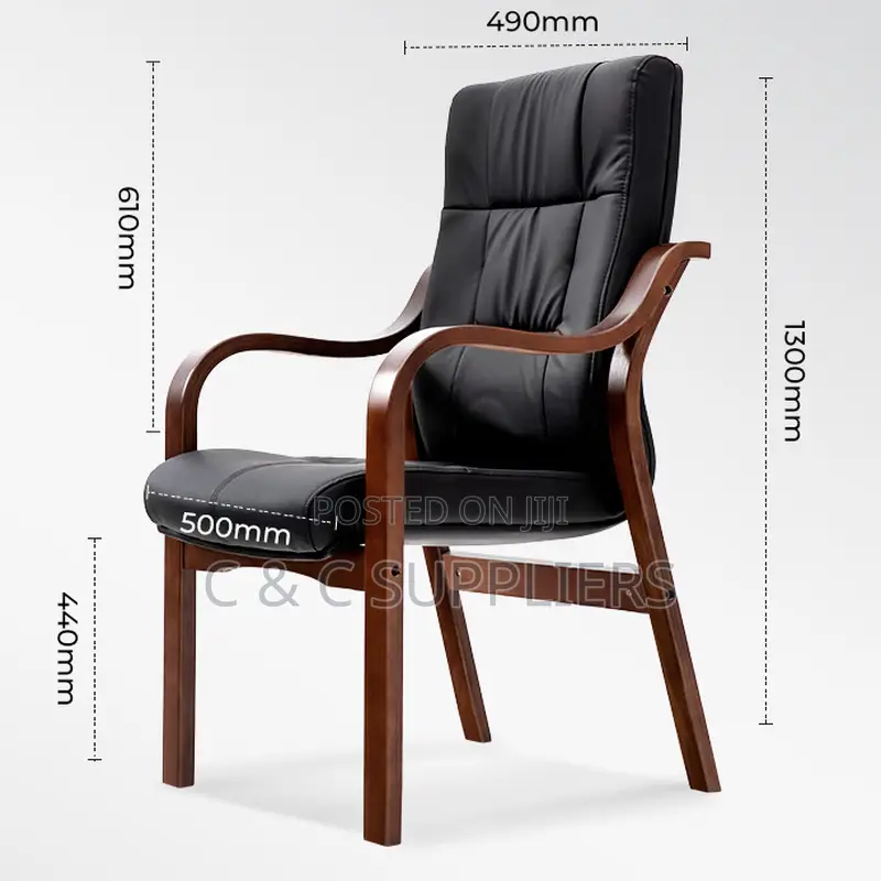 Office Bliss Leather Guest Chair.