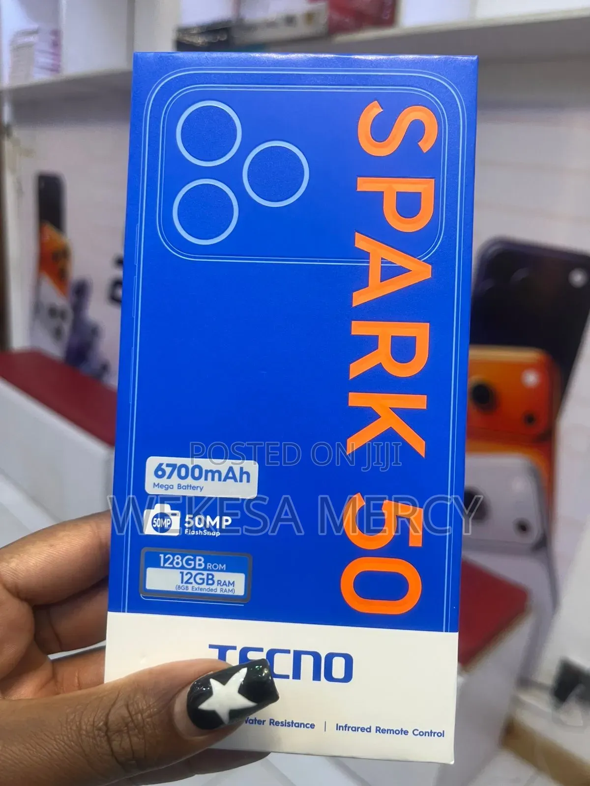 New Tecno Spark 50 128 GB Blue