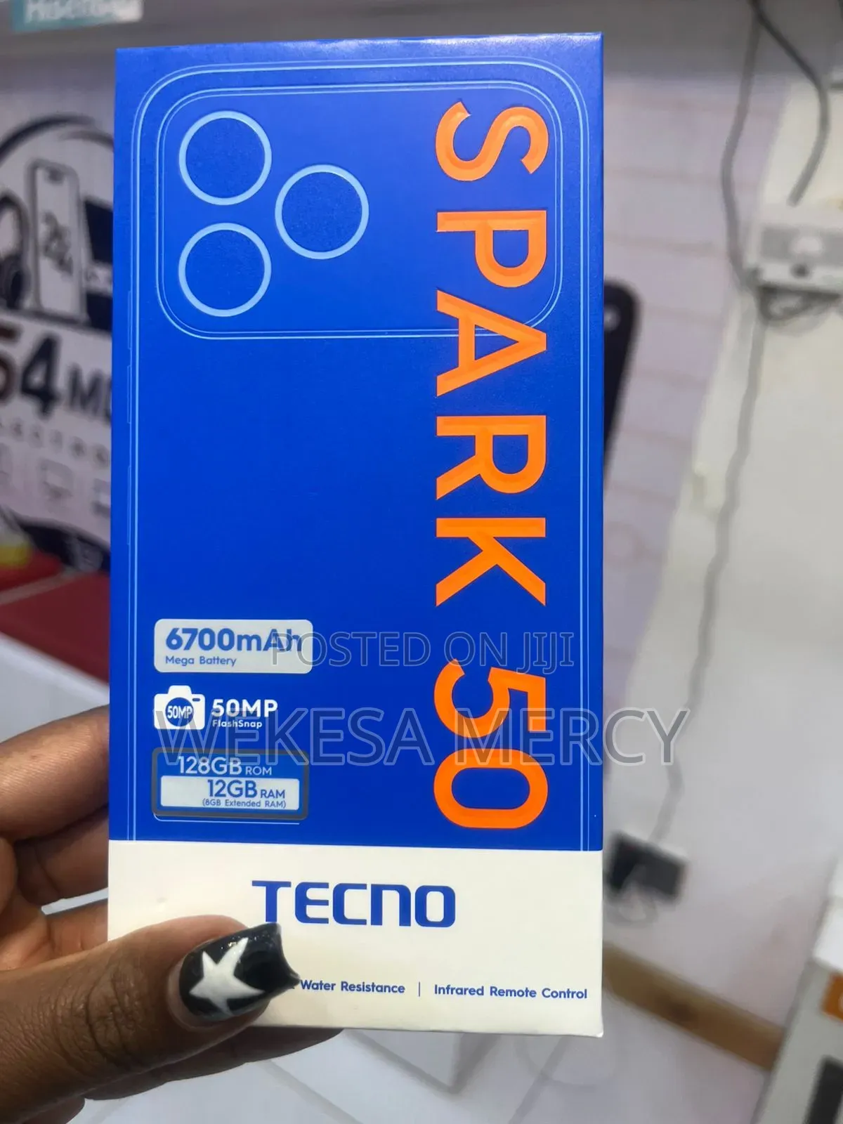 New Tecno Spark 50 128 GB Blue