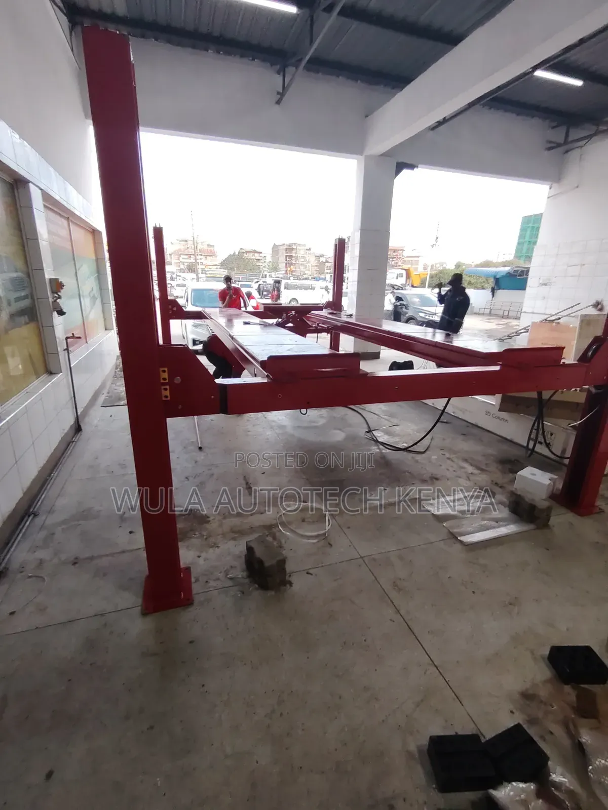 Heavy Duty Steel Construction 4tns 4post Carlift Machine Sunshine
