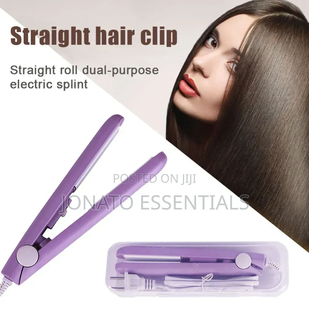 Mini Hair Straightener Portable Ceramic Flat Iron for Women