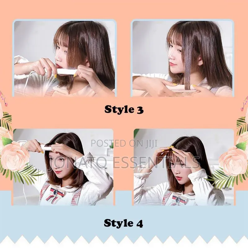 Mini Hair Straightener Portable Ceramic Flat Iron for Women