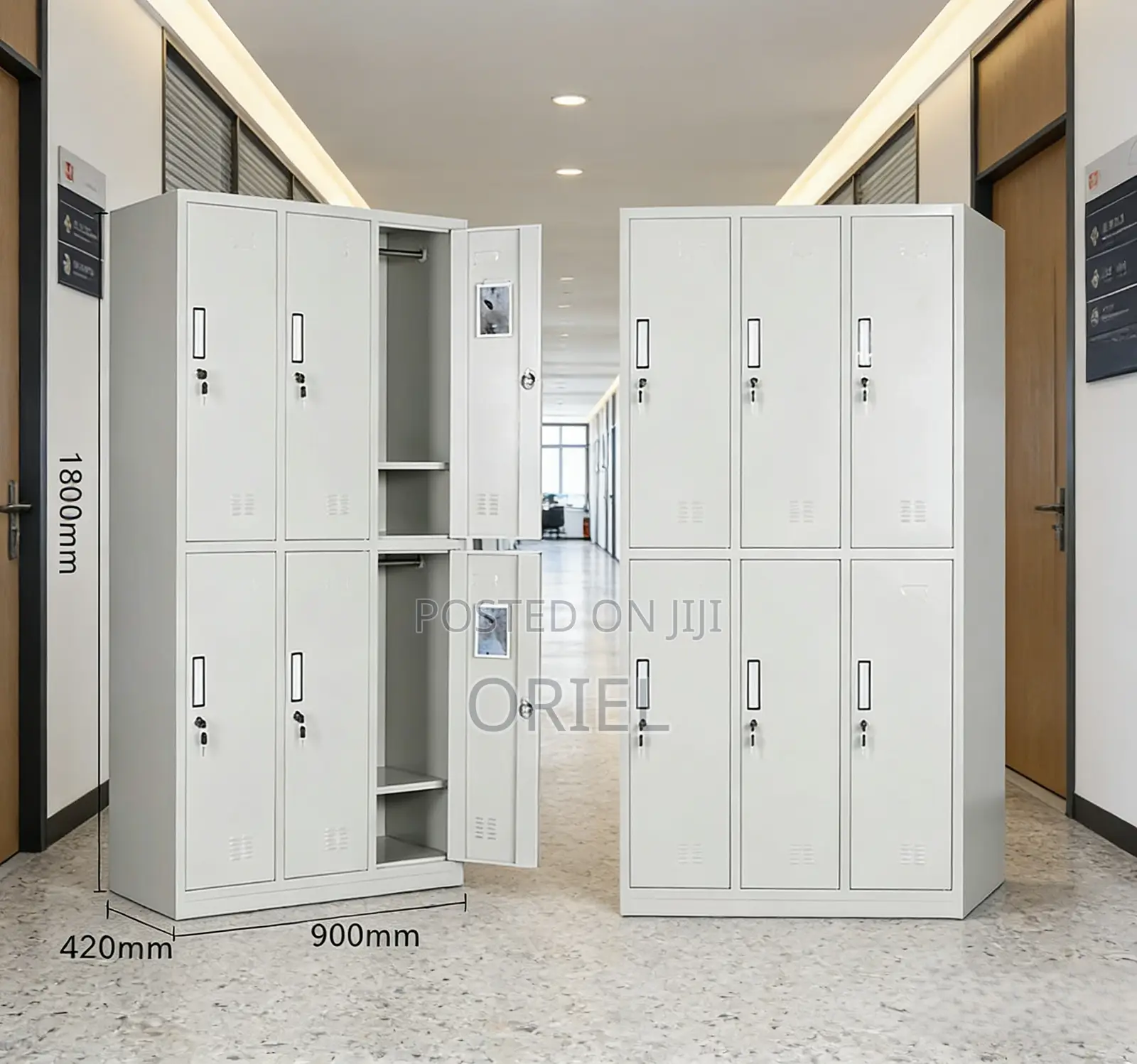 Office Cabinet : 6-Locker Office Cabinet