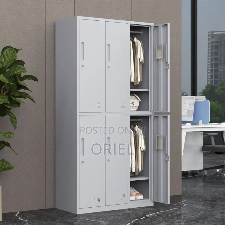 Office Cabinet : 6-Locker Office Cabinet