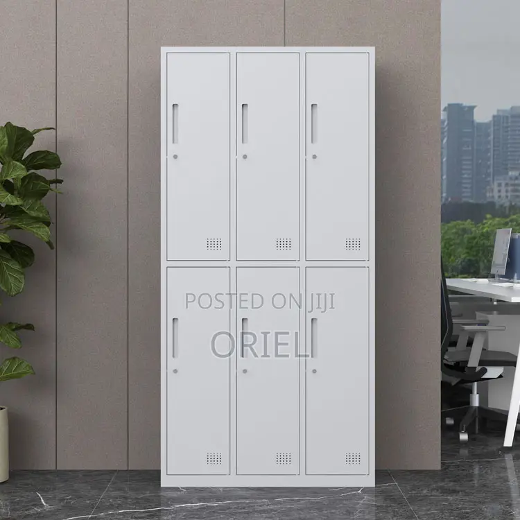 Office Cabinet : 6-Locker Office Cabinet