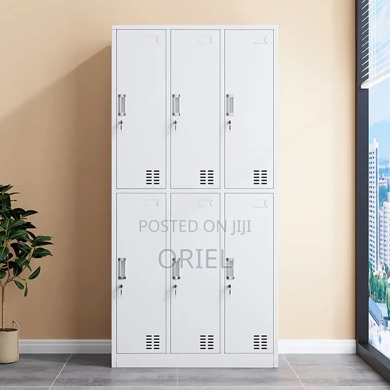 Office Cabinet : 6-Locker Office Cabinet