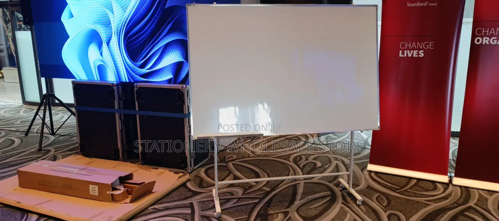 Movable Whiteboard 180cm X 120cm (6ft X 4ft)