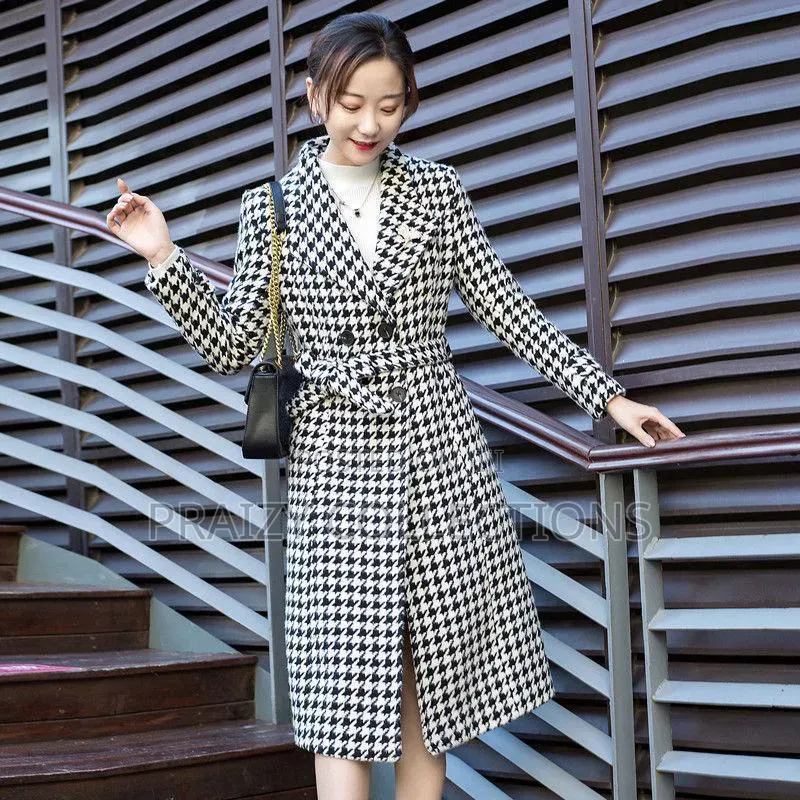 Checked Women Trenchcoats
