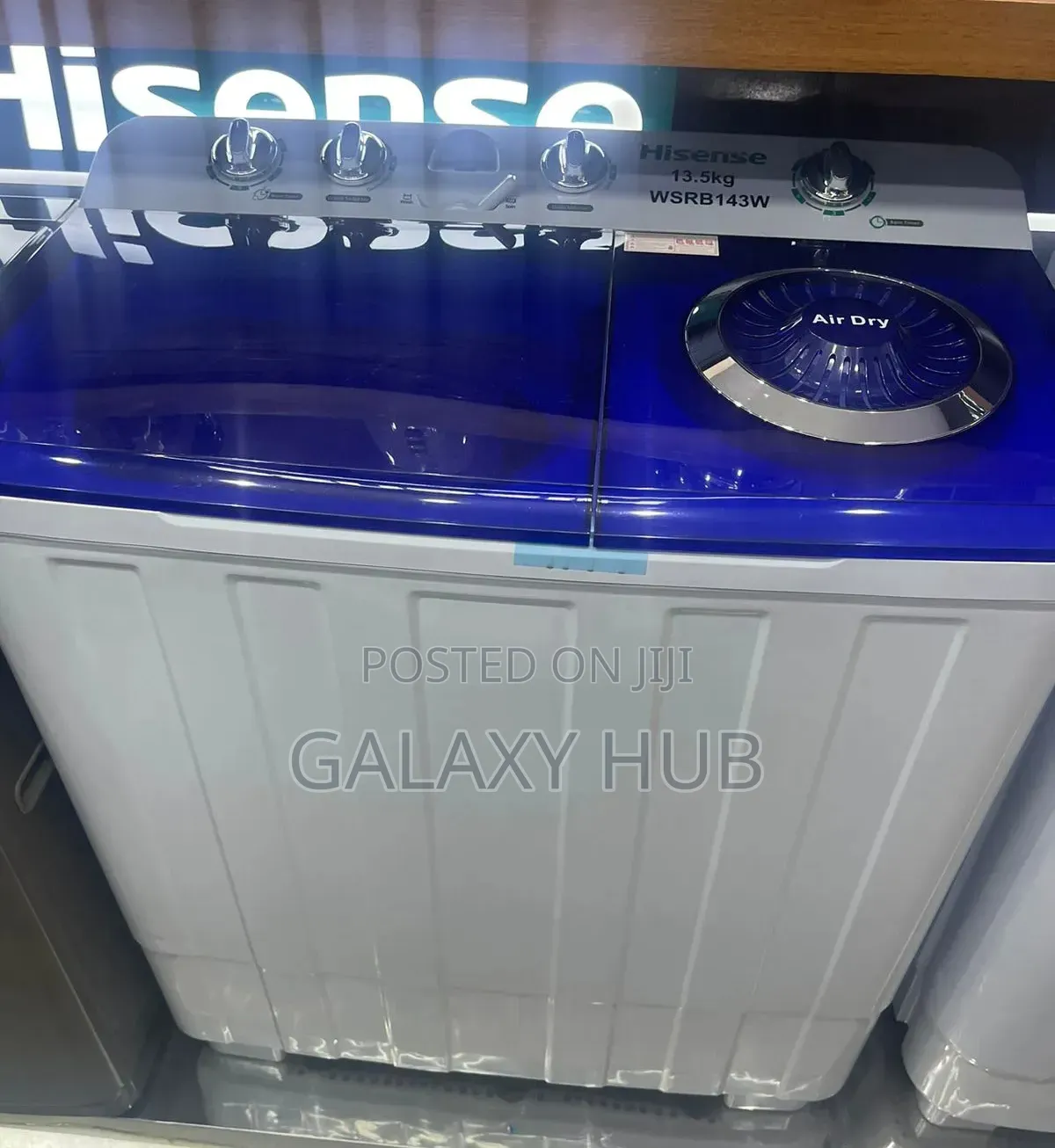 Hisense 13.5kgs Twin Tub Semi Automatic Washing Machine