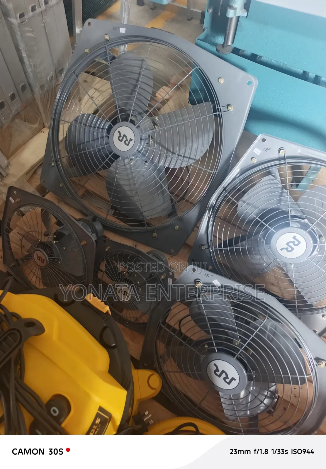 Single Phase Heavy Duty 12" Metal Exhaust Fan