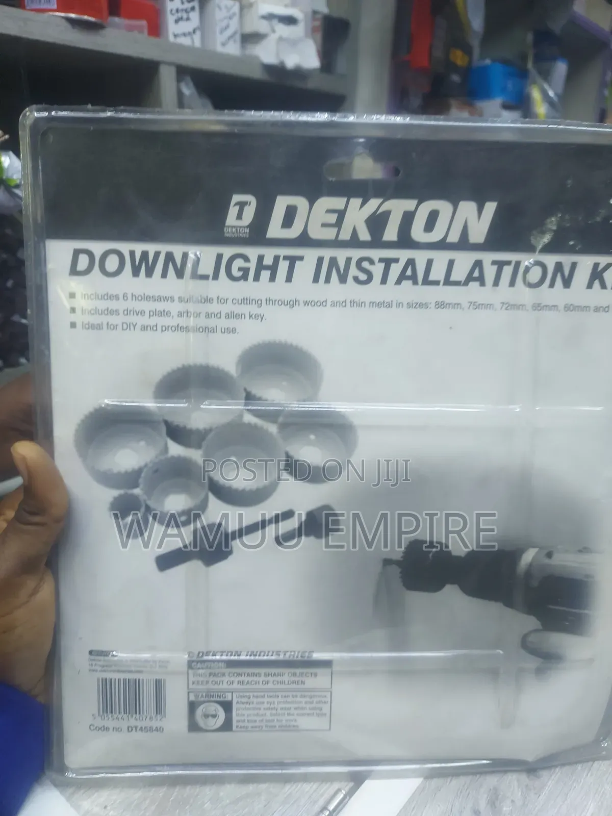 Dekton 9-Piece Downlight Installation Kit