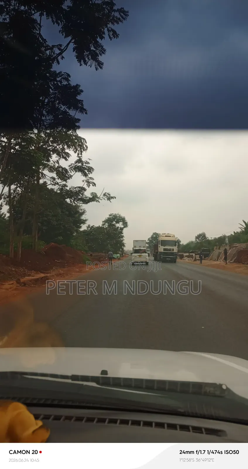 Runda-prime Commercial 2 Acres Touching Northern Bypass ,Title