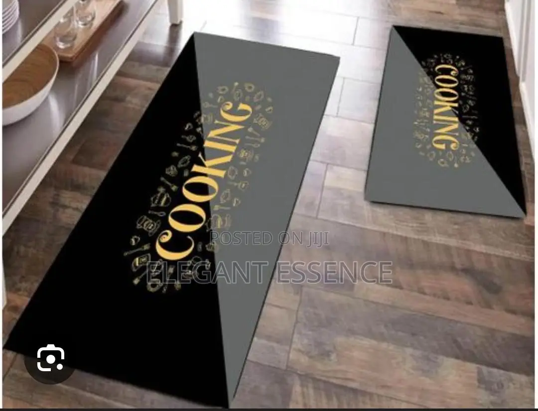 Minimalist Prints Non-Slip 2pcs Kitchen Mats