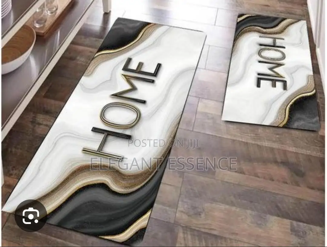 Minimalist Prints Non-Slip 2pcs Kitchen Mats