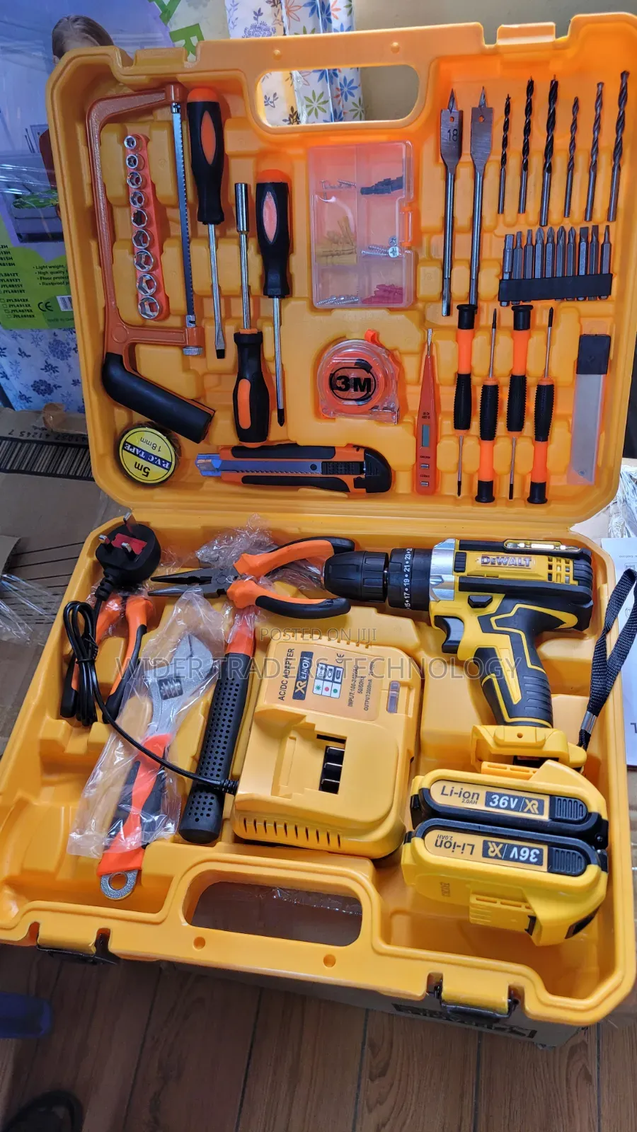 Dewalt 36v Cordless Drill Full Tool Set