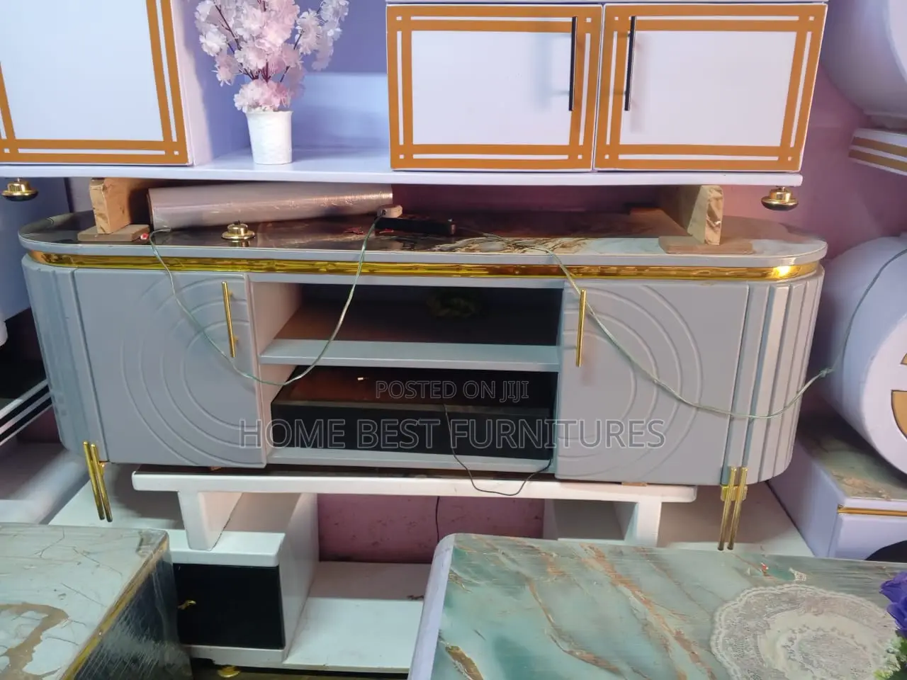 A Grey Tv Stand