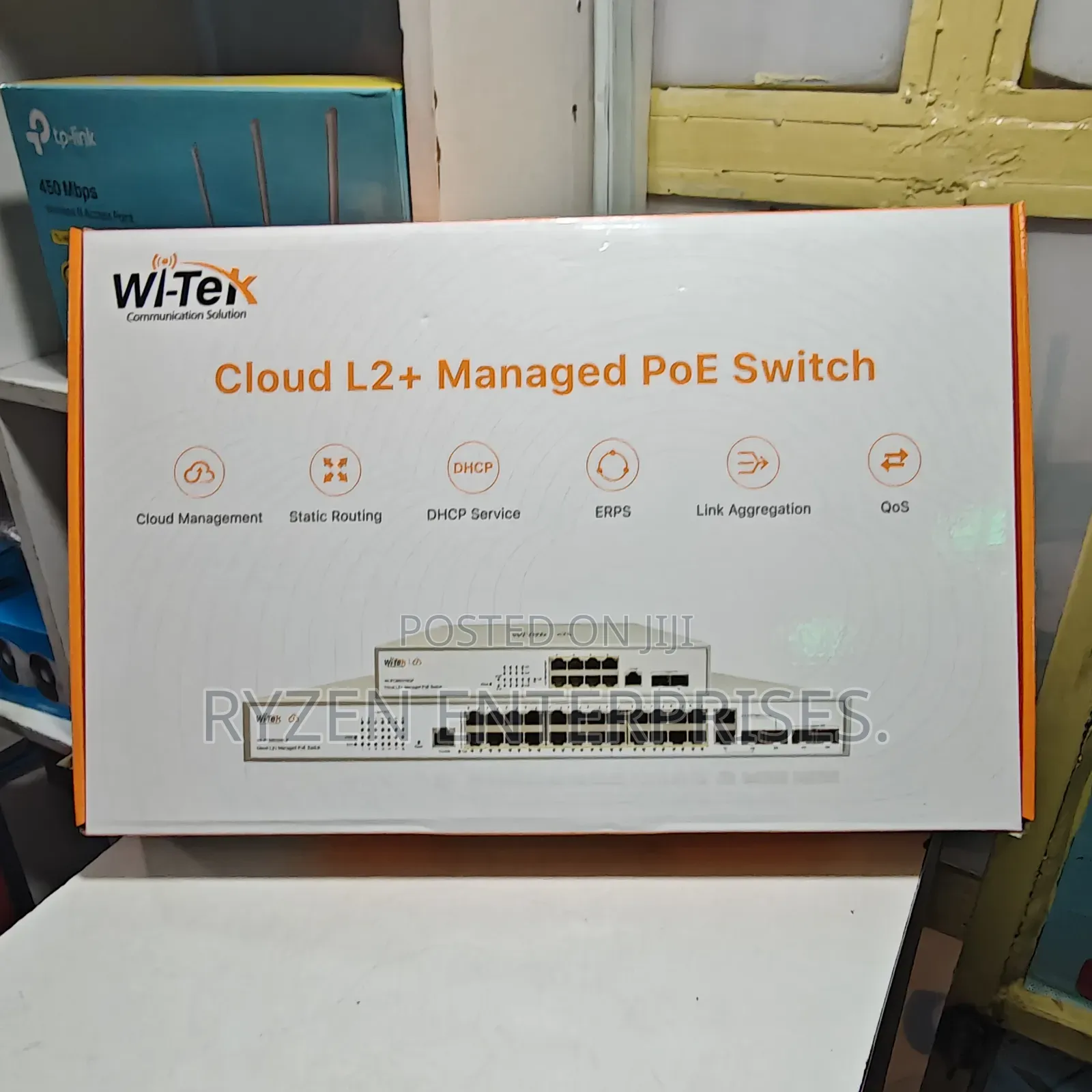 Wi-Tek 24port Gigabit Poe Wi-Pcms328gf