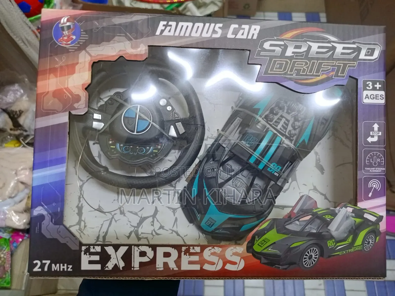 Speed Racing Steering Wheel Remote Control Car