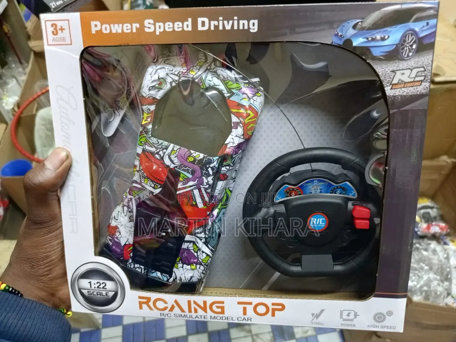 Speed Racing Steering Wheel Remote Control Car