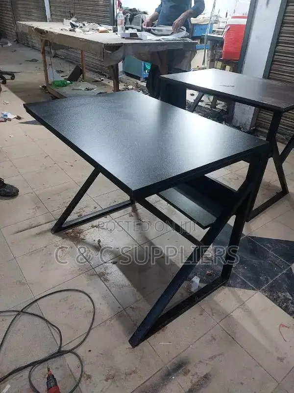 Home Office Study Desk With Bookshelf
