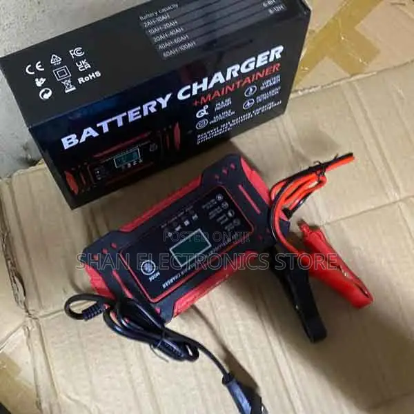 Lead-Acid Battery Repair Charger 6a 12v Pulse Repair LCD Display