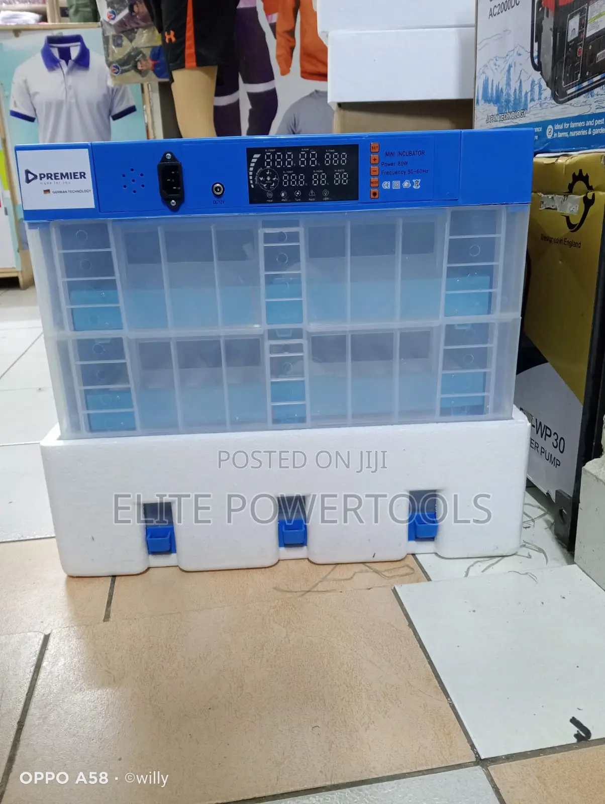 192 Eggs Automatic Digital Incubator – Fully Automatic Egg Turner