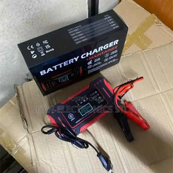 Fireproof 12 Volt 6-Amp Quick Intelligent Car Battery Charger