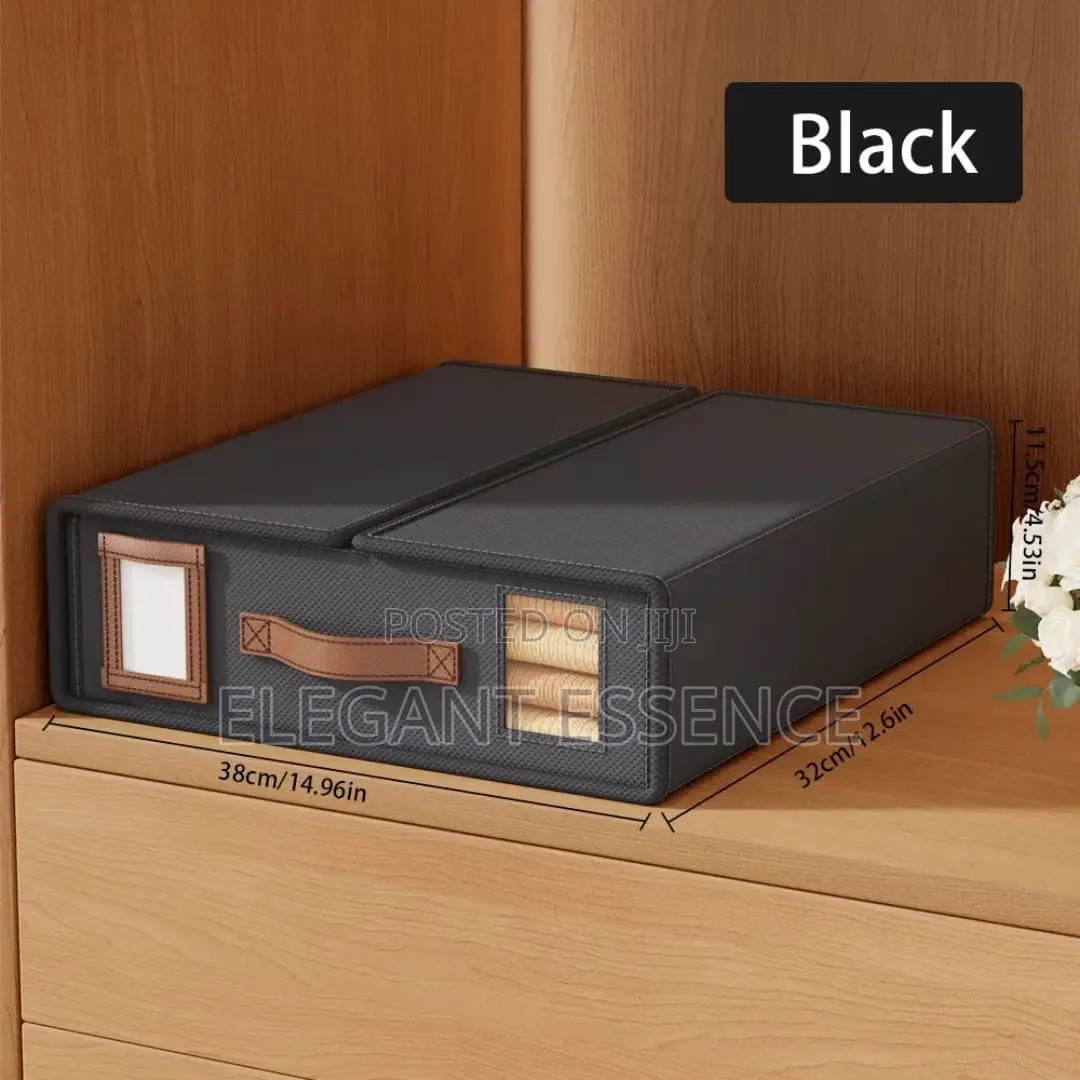 *Stackable Fabric Closet Storage Organizer Box*