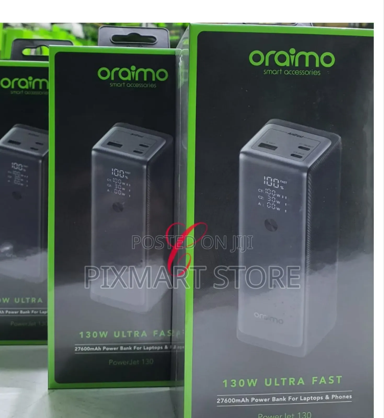Oraimo Powerjet 130w Laptop Phone Fast Charging Power Bank