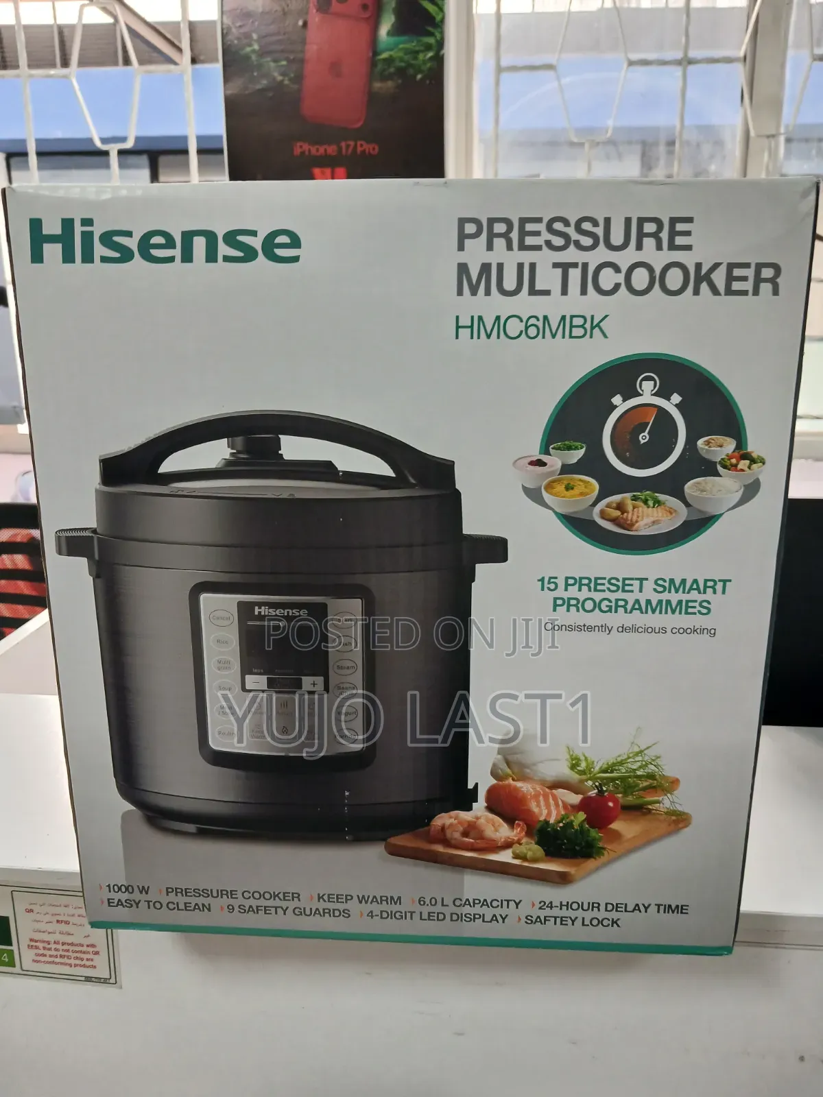 Hisense Hmc6mbk 6l Pressure Cooker