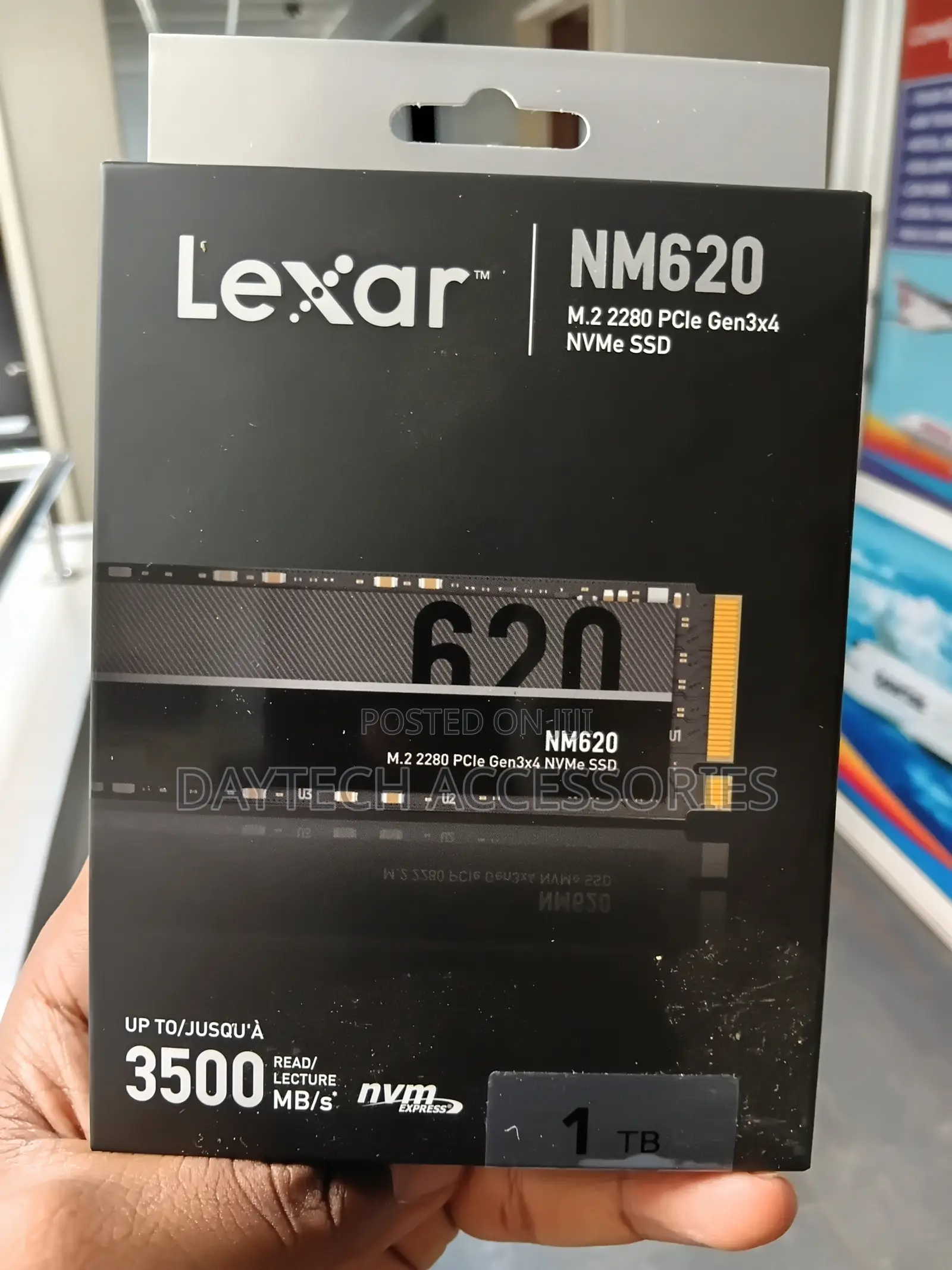 This Is a Lexar Nm620 1tb M.2 2280 Pcie Gen3x4 Nvme Ssd.
