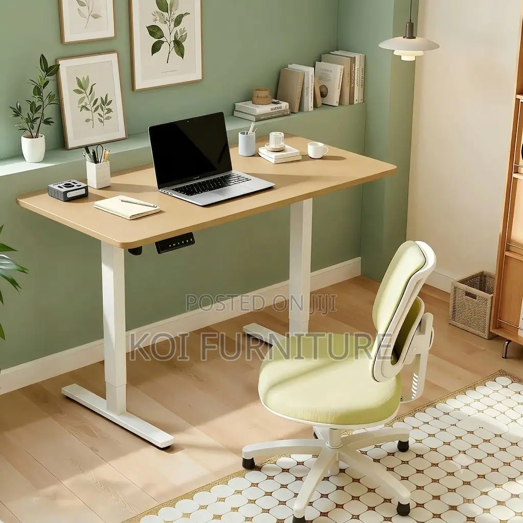 Office Desk; Electric Adjustable Functional Home Office Desk