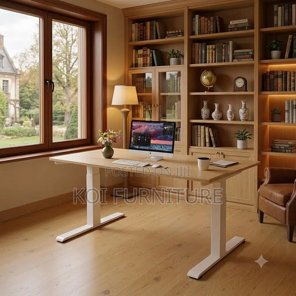 Office Desk; Electric Adjustable Functional Home Office Desk