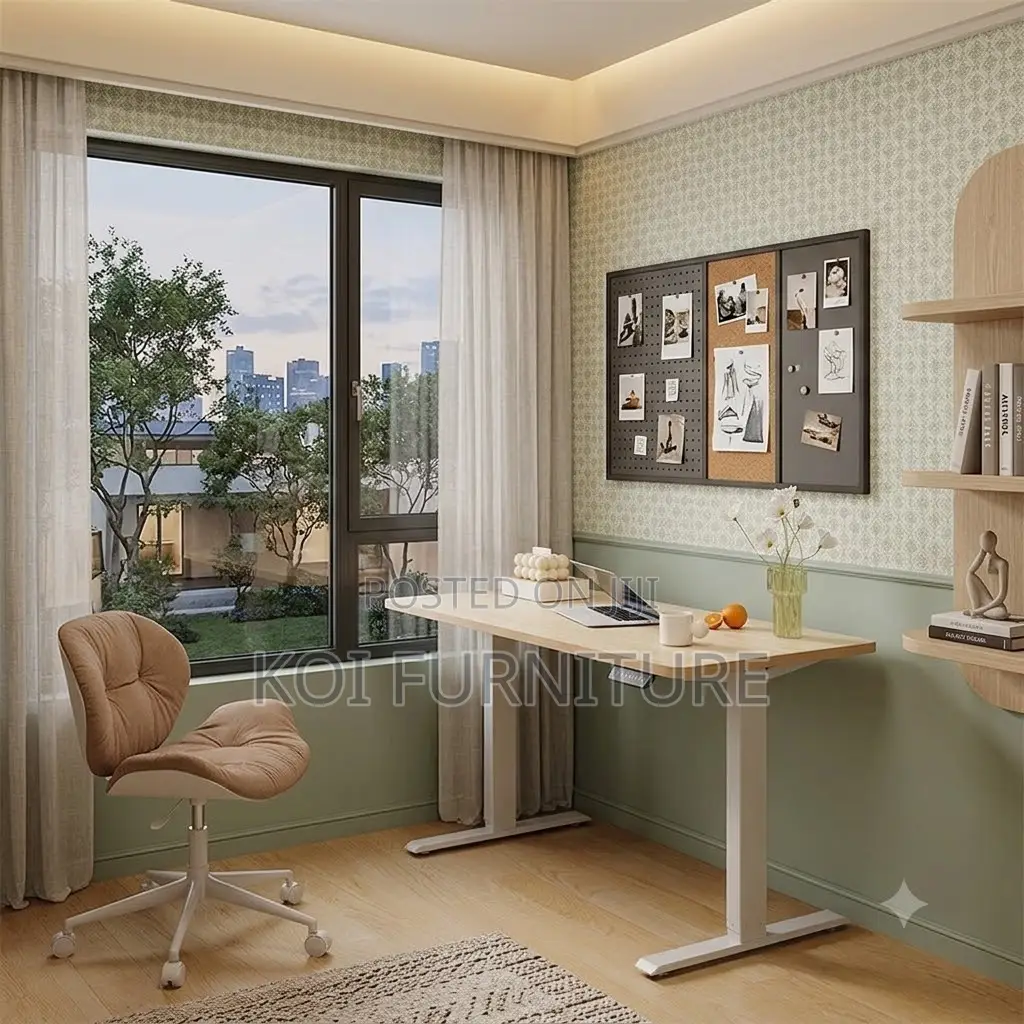 Office Desk; Electric Adjustable Functional Home Office Desk