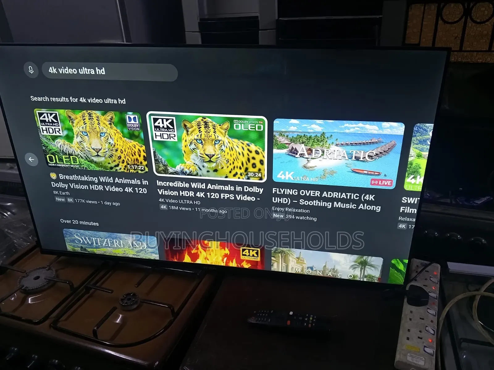 Vitron 43" Qled Frameless Smart Tv,Used