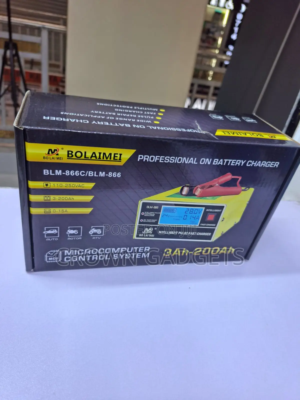 Blm866 Fast Battery Charger for Cars Trucks and Motorcycles