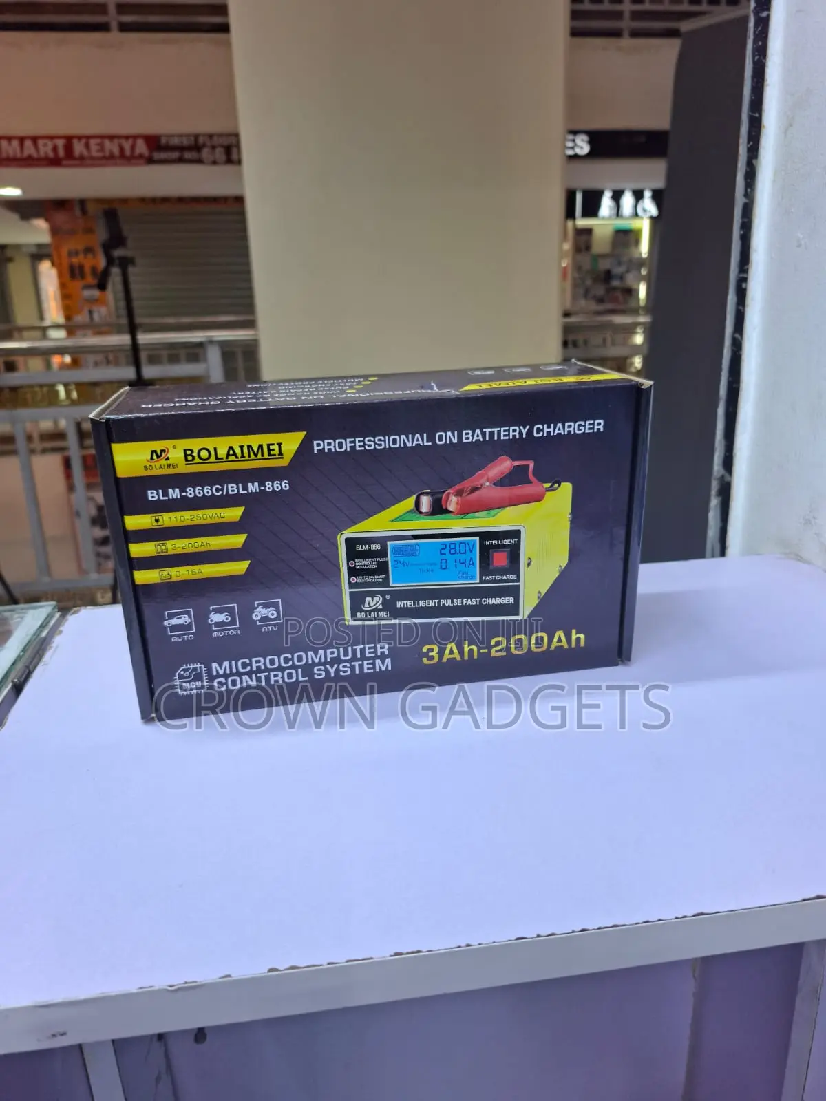 Bolaimei Blm866 Intelligent Pulse Repair Charger LCD