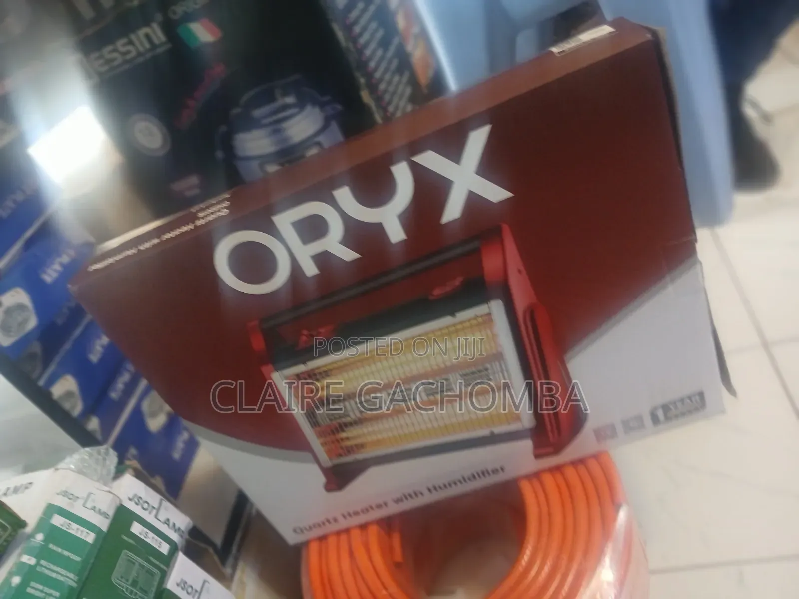 Oryx Portable Quartz Room Heater With Humidifier