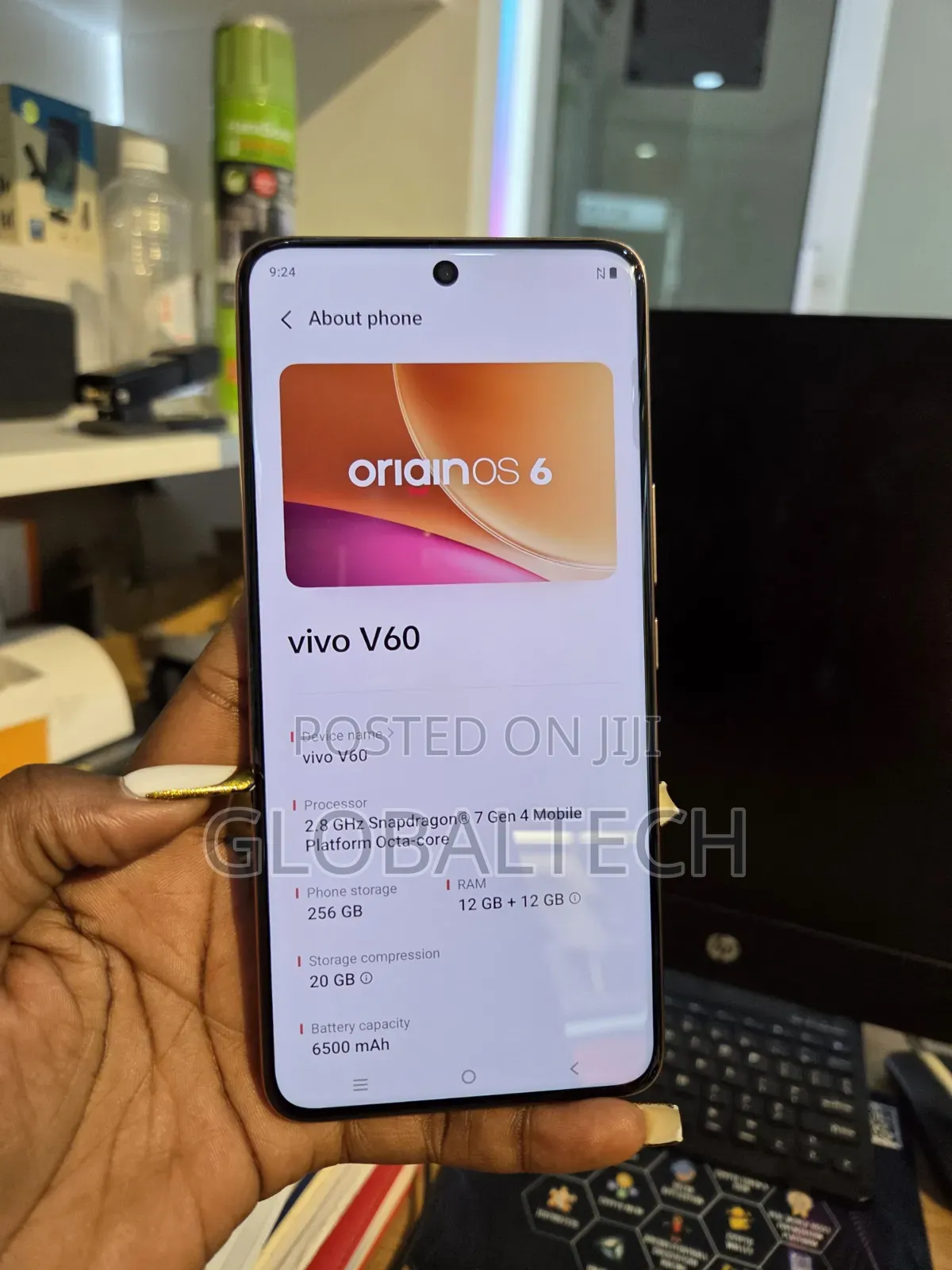 Vivo V60 256 GB Gray