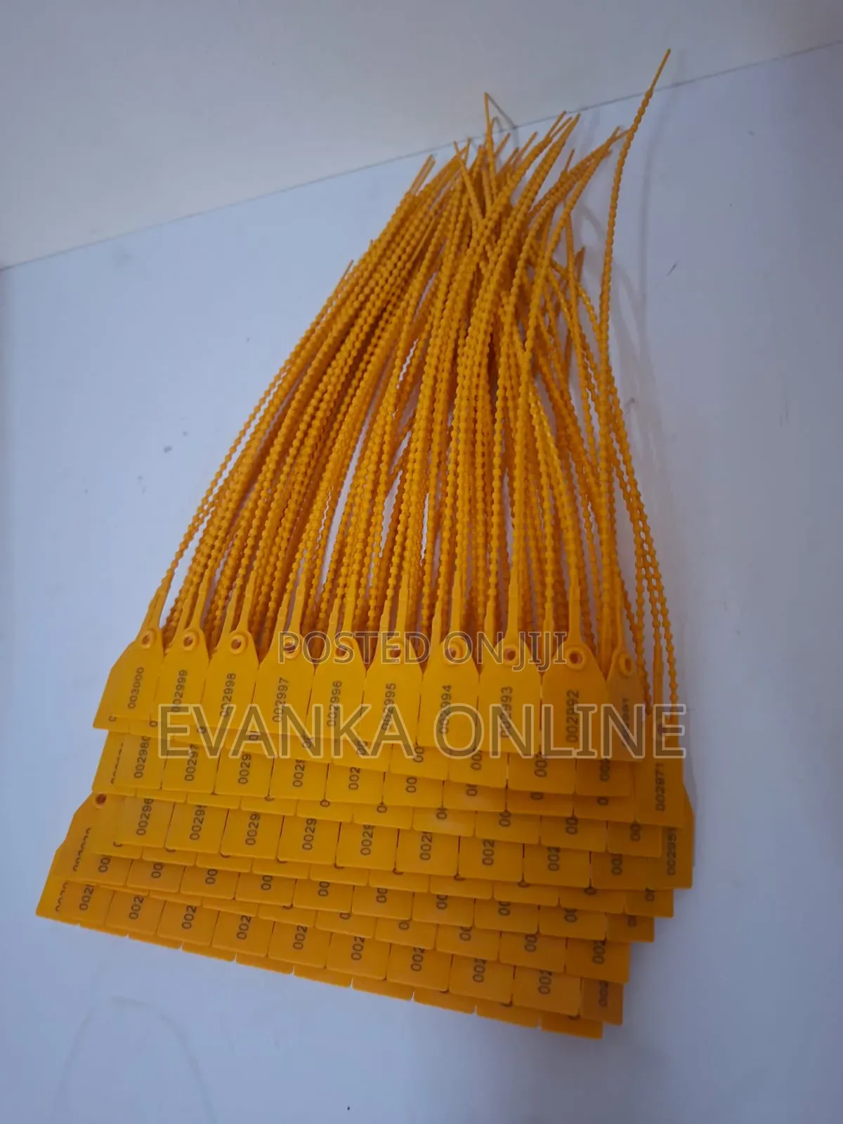 Security Zip Ties Threaded 30cm - Colored and Numbered - 100 PCS