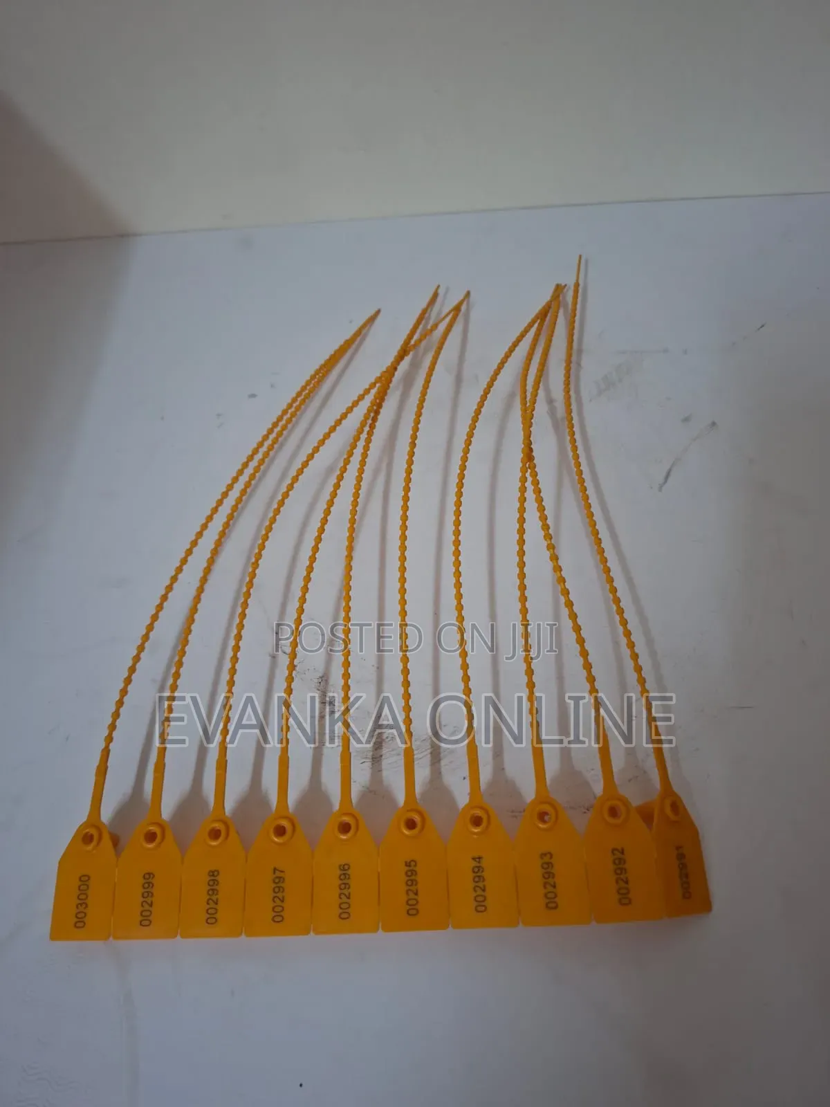 Security Zip Ties Threaded 30cm - Colored and Numbered - 100 PCS